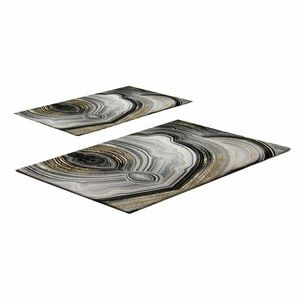 Szürke-aranyszínű fürdőszobai kilépő szett 2 db-os 60x100 cm CT – Foutastic kép