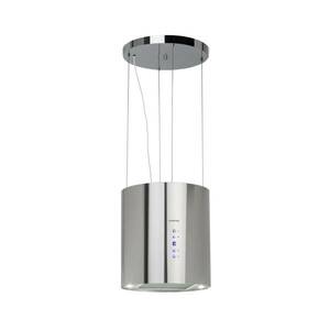 Klarstein Barett, sziget páraelszívó, Ø 35 cm, légkeringetés, 522 m³/ó, LED, aktívszén szűrő, nemesacél kép