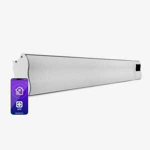 Blumfeldt Cosmic Beam Smart 24, infravörös hősugárzó, 2400 W, vezérlés applikáción keresztül, fehér kép