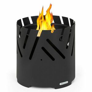 Blumfeldt Crown 3 az 1-ben tűzálló tűzmedence Ø 46 cm, víz- és fagyálló, grillezőlap, grillrács, bambuszlap kép