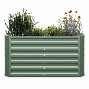 Blumfeldt High Grow Straight magaságyás 120x60x60 cm acél hullámlemez, egyszerű összeállítás, rozsdamentes és fagyálló kép