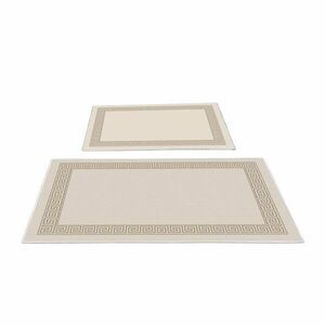Világosbarna fürdőszobai kilépő szett 2 db-os 60x100 cm – Foutastic kép