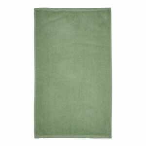 Zöld gyorsan száradó-frottír pamut fürdőlepedő 70x120 cm Quick Dry – Catherine Lansfield kép