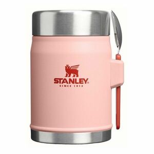 Barackszínű rozsdamentes acél ételtartó termosz 400 ml Legendary Food Jar + Spork Peach Rose – Stanley kép