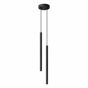 Fekete fém függőlámpa ø 15 cm Fideus – Sollux kép