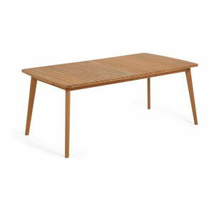 Tömörfa kerti étkezőasztal 100x240 cm Hanzel – Kave Home kép