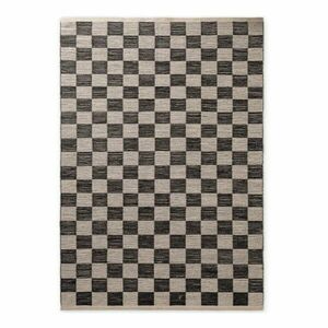 Fekete-krémszínű kétoldalas-kézi szövésű jutakeverék szőnyeg 160x230 cm Rex – Hanse Home kép