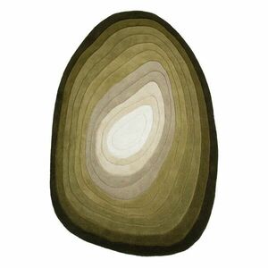 Zöld kézi szövésű gyapjú szőnyeg 160x230 cm Puddle Ombre – Flair Rugs kép
