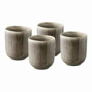Szürkésbézs kőedény csésze szett 4 db-os 360 ml Viola – House Nordic kép