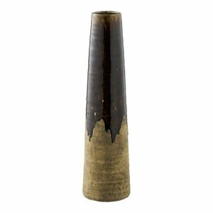 Barna kerámia magas váza (magasság 48 cm) – House Nordic kép