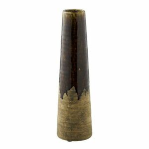 Barna kerámia magas váza (magasság 39 cm) – House Nordic kép