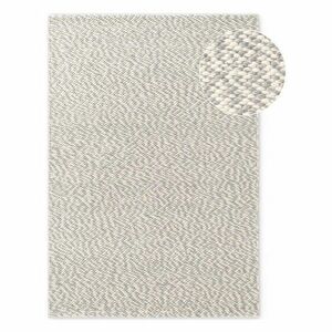 Világosszürke-krémszínű kézi szövésű gyapjú szőnyeg 200x290 cm Lyon Beans – Elle Decoration kép