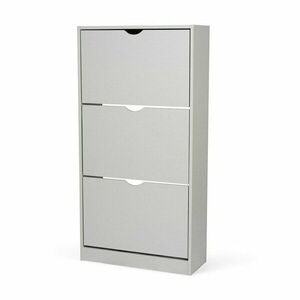 Szürke billenő ajtós cipőtartó 60x118x24 cm Stelo – Bonami Essentials kép