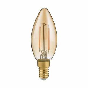 Meleg fehér LED-szálas izzó E14, 2 W Kerze – Trio kép