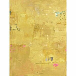 Kézzel festett vászon kép 88x118 cm Yellow Petite – Malerifabrikken kép