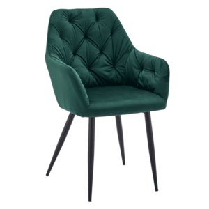 Design fotel, sötétzöld Velvet szövet, VERIO NEW kép
