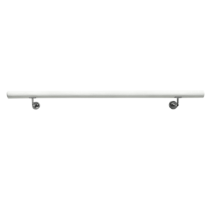Fogantyú/korlát, tömör fa, fehér, 100 cm, MANEL TYP 1 kép