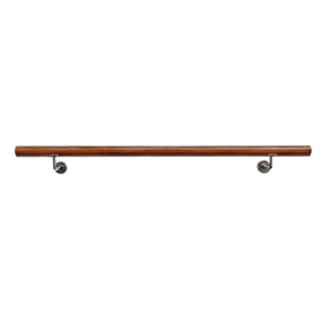 Fogantyú/korlát, tömör fa, barna, 100 cm, MANEL TYP 1 kép
