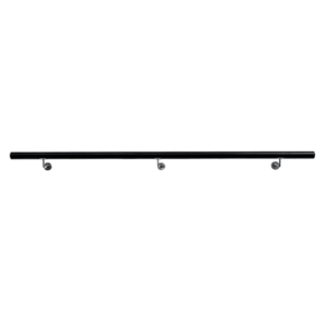 Fogantyú/korlát, tömör fa, fekete, 200 cm, MANEL TYP 2 kép