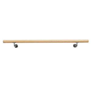 Fogantyú/korlát, tömör fa, természetes, 150 cm, MANEL TYP 3 kép