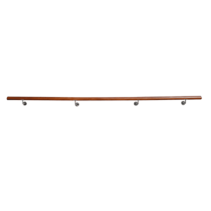 Fogantyú/korlát, tömör fa, barna, 300 cm, MANEL TYP 5 kép