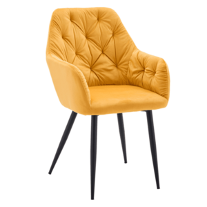 Design fotel, sárga Velvet szövet, VERIO NEW kép