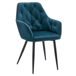 Design fotel, türkiz Velvet szövet, VERIO NEW kép
