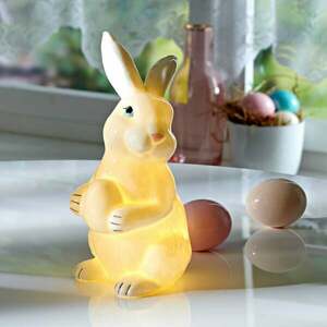 LED porcelán nyuszi kép