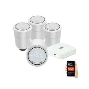 NEO 07732C-KÉSZLET 4x Termosztatikus fej + BRIDGE PRO v3 2xAA/3V Wi-Fi Tuya 07732C kép