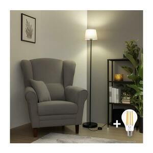 Brilagi - LED állólámpa CERIA 1xE27/40W/230V átm. 20, 5 cm szürke/fekete SA2187+EG781031 kép