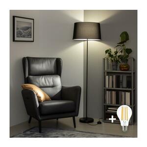 BRILAGI - LED állólámpa CERIA 1xE27/40W/230V átm. 45 cm fekete SA2187+EG781044 kép