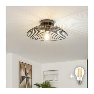 BRILAGI - LED felületre szerelhető csillár CERIA WIRE 1xE27/40W/230V átm. 38 cm fekete BG3988+EG300159 kép