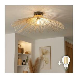 BRILAGI - LED felületre szerelhető csillár CERIA BOHO 1xE27/40W/230V átmérő 70 cm bambusz BG3988+EG781124 kép