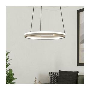 Eglo 901824 - LED dimmelhető csillár kábelen MEZZOMONTE 2xLED/20W/230V bézs + távirányító 901824 kép