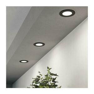 Eglo 901385 – FUEVA beépíthető LED mennyezeti lámpa szett, 3×LED, LED/3, 7W/230V, Ø 8, 8 cm, fekete 901385 kép