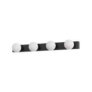 Brilagi - LED fürdőszobai tükörvilágítás HOLLYWOOD 4xLED/3W/230V IP44 fekete FG-M1-C22-4-BLK kép