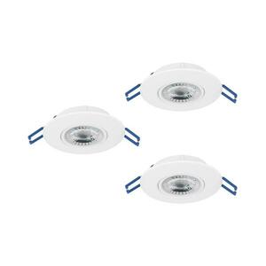 Eglo 300184 – GEDREZ 3 darabos LED beépíthető lámpa szett, 4, 9W, 230V, Ø 9 cm, fehér 300184 kép