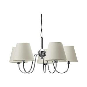 ByRydens 4202720-6510 - LYNF kábelcsillár 5xE14/8W/230V króm/fehér 4202720-6510 kép