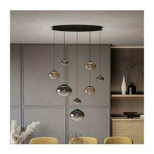 Eglo 390483 - LED dimmelhető csillár kábelen PANTOJA 8xLED/5, 8W/230V bézs/füstszínű +távirányítóval 390483 kép