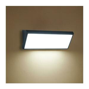 Brilagi - TRIANGLE LED kültéri fali lámpatest, 42 W, 230 V, állítható színhőmérséklet: 3000/4000/6500 K, fekete, IP65 BRI666 kép