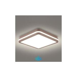 BRILAGI-LED BENE kültéri lámpatest érzékelővel LED/24W/230V 26x26 cm barna IP54 BRI738 kép