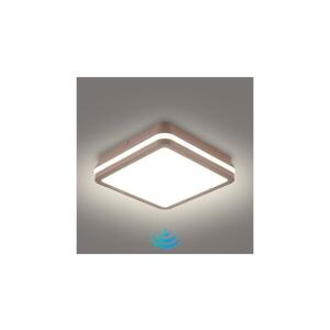 BRILAGI-LED kültéri lámpatest érzékelővel BENE LED/18W/230V 21, 5x21, 5 cm barna IP54 BRI736 kép