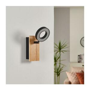 Eglo 901202 - LED fali spotlámpa RIELVES LED/4, 2W/230V fekete/barna 901202 kép