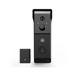 WIFICDP31BK-videócsengő szenzorral, 4400 mAh, 2x Full HD 1080p, IP54, Wi-Fi, Tuya-kompatibilis WIFICDP31BK kép