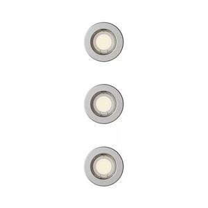 Philips - 3 darabos szett süllyesztett mennyezeti lámpatest PERIDOT, 1xGU10/7W/230V, ezüst 872110303711400 kép