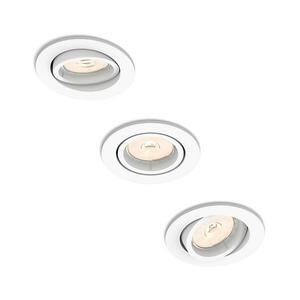 Philips - PERIDOT 3 darabos süllyesztett lámpatest 1xGU10/7W/230V fehér 872110303697100 kép