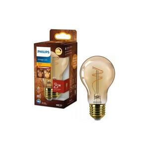 LED dimmelhető VINTAGE izzó Philips A60 E27/3, 1W/230V 1800K 872110304901800 kép