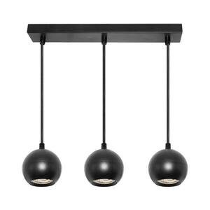 Osram - SPOT SPHERAL kábeles függőlámpa 3xGU10/6W/230V fekete 4099854588549 kép