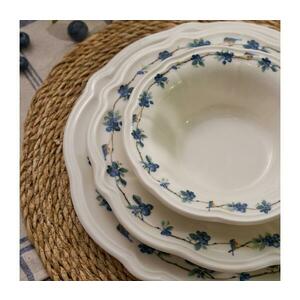 24 darabos étkészlet fehér/kék/porcelán 520ZNO1101 kép