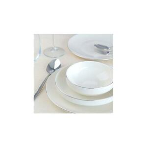 24 darabos fehér/ezüst porcelán étkészlet 311MBL1110 kép
